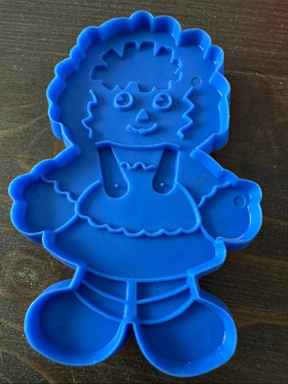 Bobbs Merrill raggedy Ann and Andy cookie cutters vintage set 1970’s 4.5”